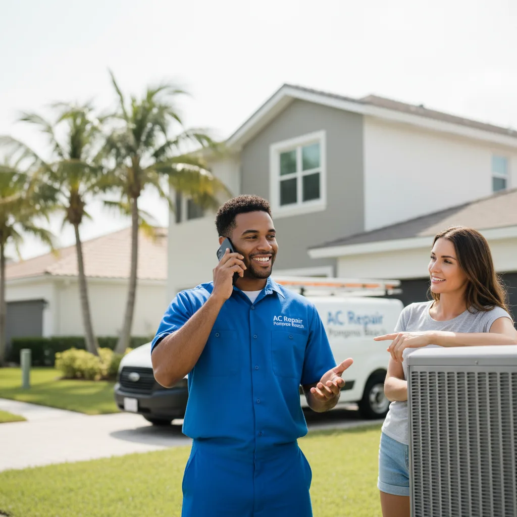 AC Repair Pompano Beach customer support in Ellington